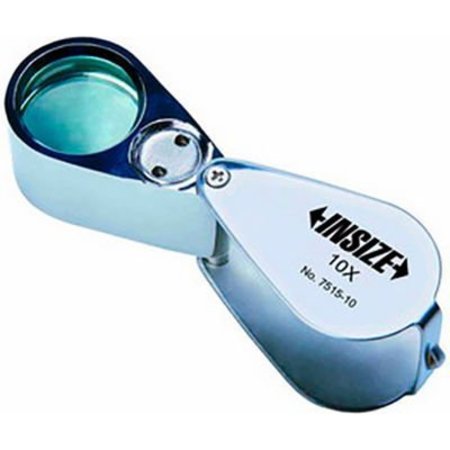 INSIZE Insize Folding Magnifier w/ Illumination & 10X Magnification 7515-10